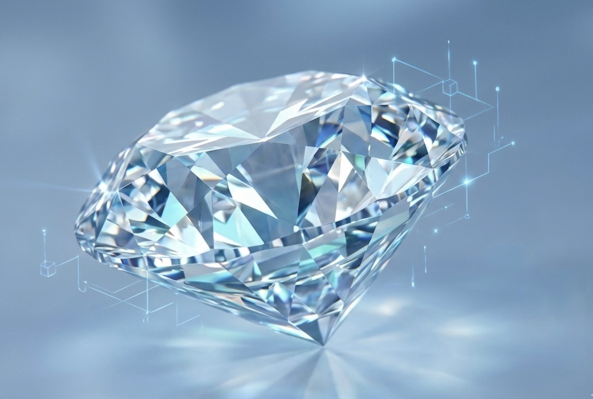 Certified loose diamond